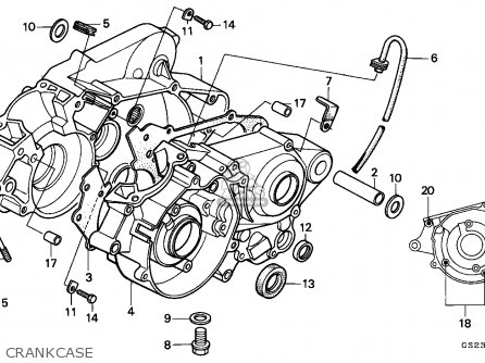 Honda CR80R 1995 (S) CANADA / CMF parts lists and schematics