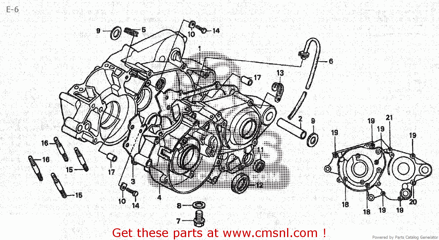 Honda CR80R 1996 (T) JAPAN HE04220 E6 buy E6 spares online