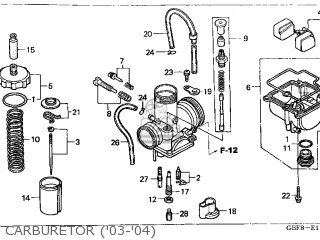 Honda CR85R 2003 (3) USA parts lists and schematics