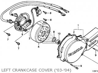 Honda CR85R 2003 (3) USA parts lists and schematics