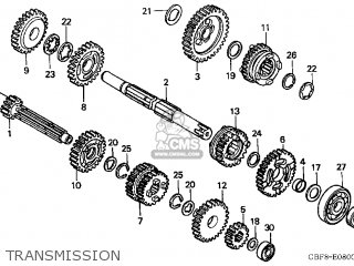 Honda CR85R 2003 (3) USA parts lists and schematics