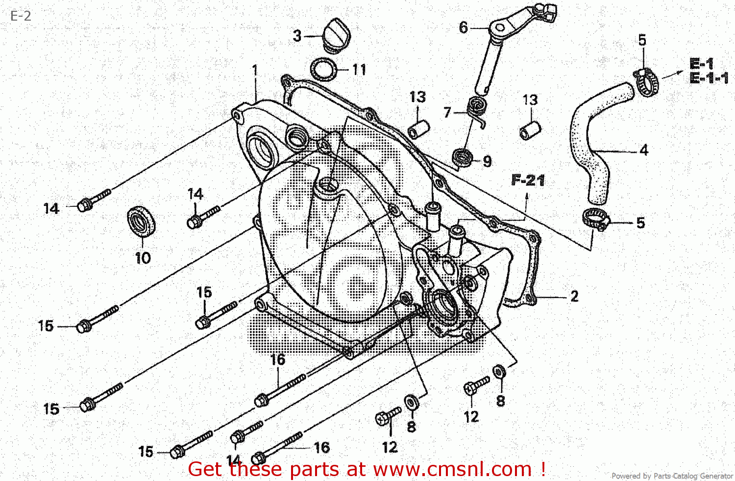 Honda CR85R 2004 (4) JAPAN HE07-110 E-2 - buy E-2 spares online