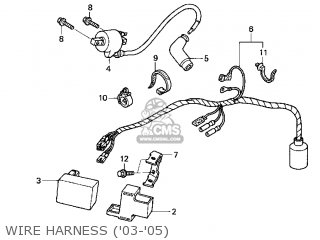 Honda CRF150F 2004 (4) USA parts lists and schematics