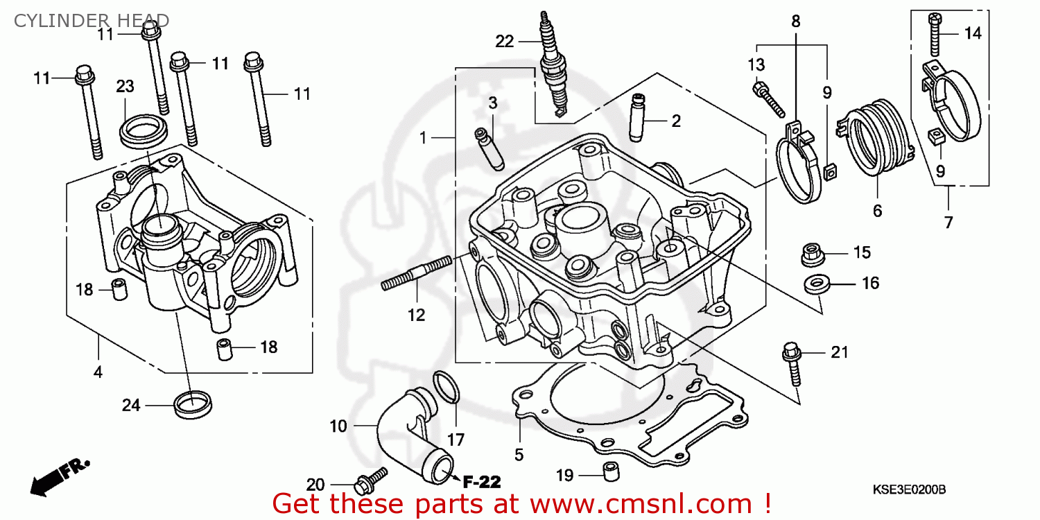 Honda CRF150R 2007 (7) EUROPEAN DIRECT SALES / CMF CYLINDER HEAD - buy