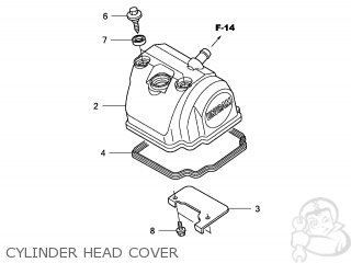 Honda CRF150R 2008 (8) AUSTRALIA parts lists and schematics