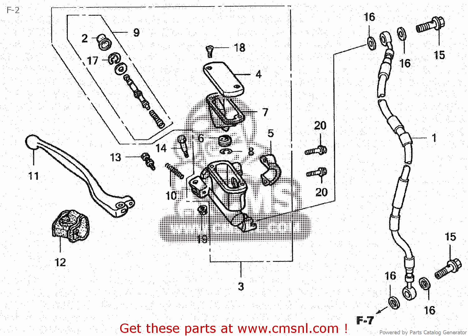 Honda CRF150RB 2009 (9) JAPAN KE03-120 F-2 - buy F-2 spares online