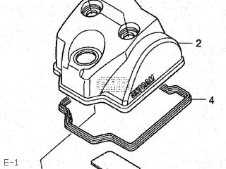 E-1 - CRF250R 1981 (B) JAPAN ME10-170