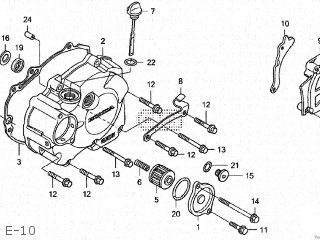 [01] CRF250R 2004年式 エンジン (ME10E) 01] CRF250R 2004年式 エンジン (ME10E) ホンダ（HONDA）2004年