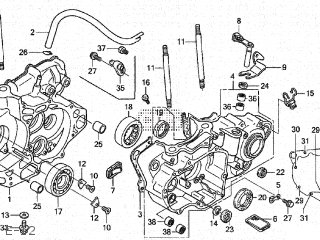 01] CRF250R 2004年式 エンジン (ME10E)（モトクロス競技専用車