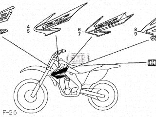 Honda CRF250R 2004 (4) JAPAN ME10-100.101 parts lists and Honda CRF250R 2004 (4) JAPAN ME10-100.101 parts lists and