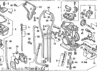 Honda CRF250X 2004 (4) AUSTRALIA parts lists and schematics