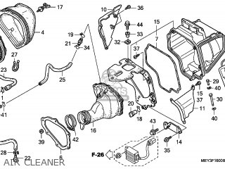 Honda CRF450X 2008 (8) AUSTRALIA parts lists and schematics