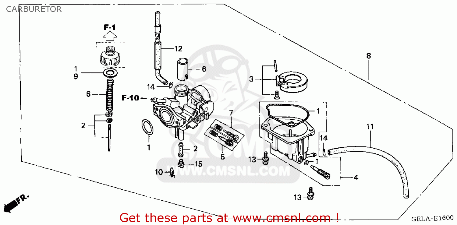 2004 store crf50 carburetor