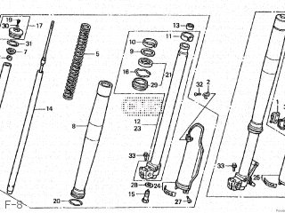 Honda CRM250AR 1997 (V) JAPAN MD32-100 parts lists and