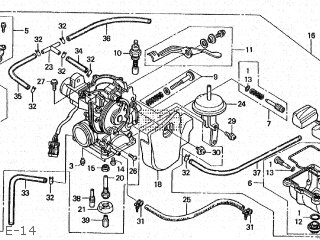 Honda CRM250AR 1998 (W) JAPAN MD32-110 parts lists and