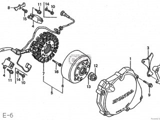 Honda CRM250R 1989 (K) JAPAN MD24-100 parts lists and schematics