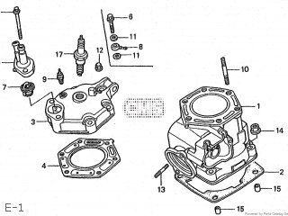 Honda CRM250R 1993 (P) JAPAN TYPE 2 MD24-130 parts lists and schematics