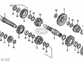 Honda CRM250R TYPE II 1994 (R) JAPAN MD24-140 parts lists and