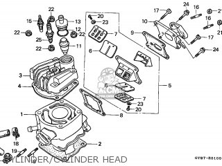 CYLINDER/CYLINDER HEAD - CRM50R 1996 (T) PORTUGAL / KPH
