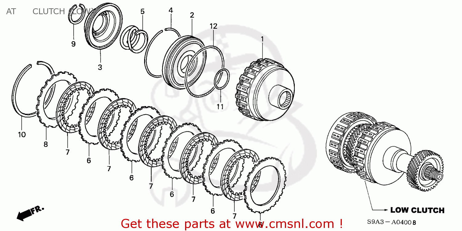 Honda CRV 2003 (3) 5DR EX 4WD (KA) parts lists and schematics