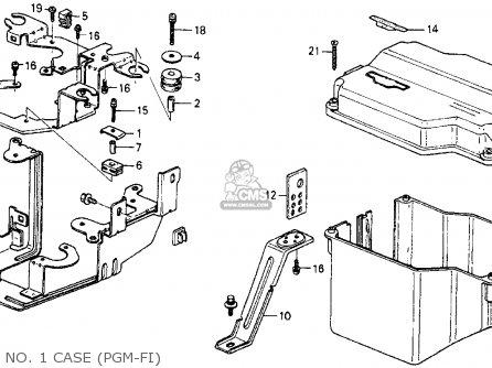 Honda Crx 1986 (g) 2dr Si (ka,kl) Parts Lists And Schematics