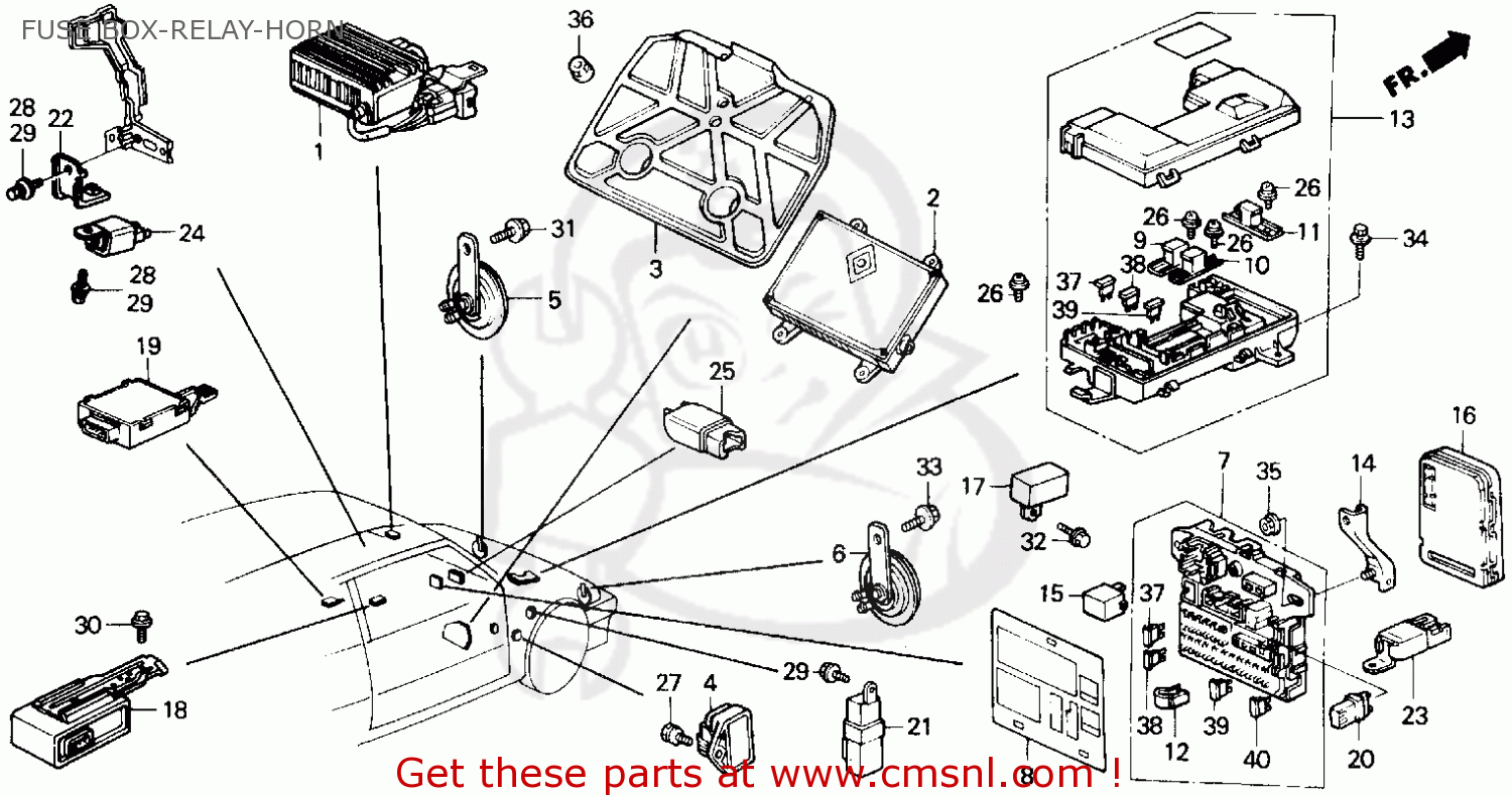 1990 Honda Crx Fuse Diagram