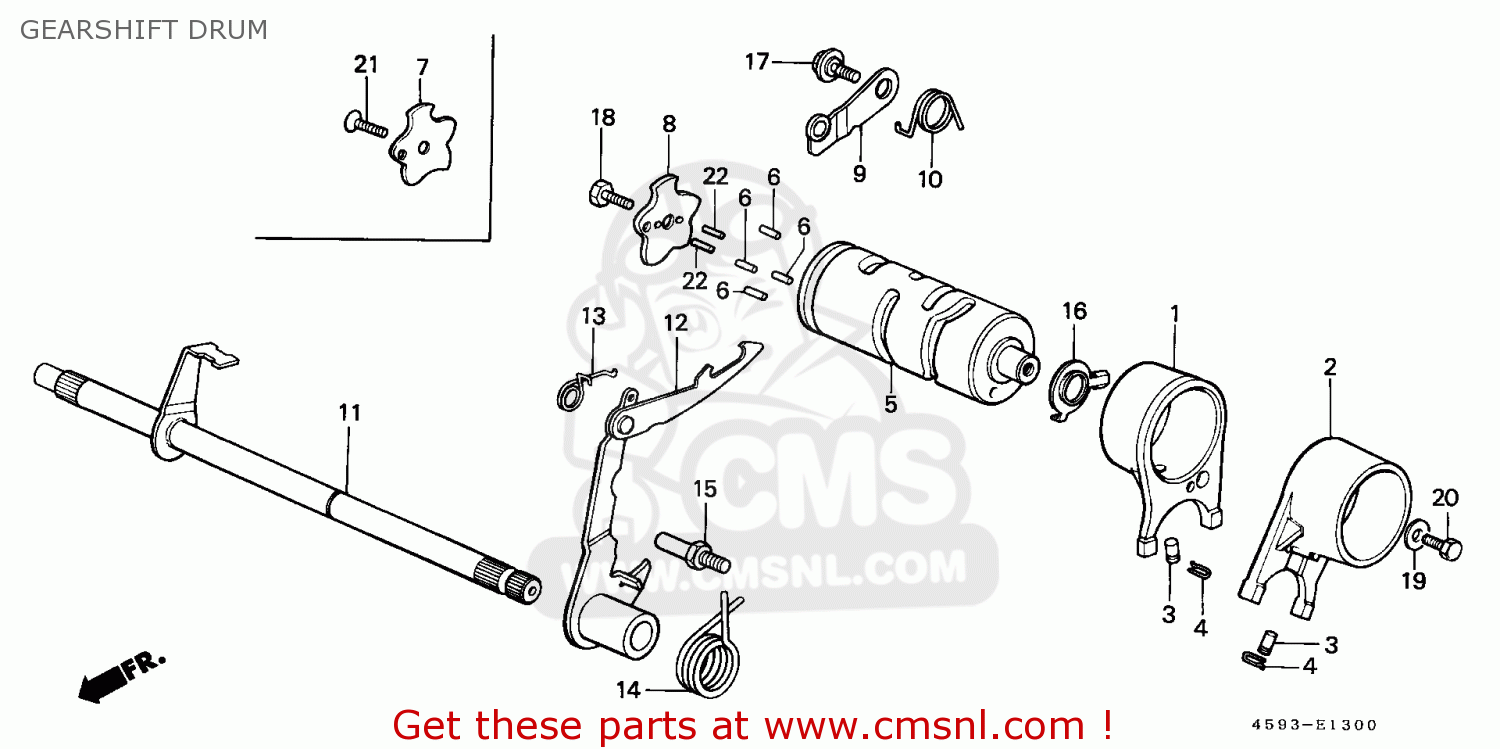 Honda CT110 1980 (A) GENERAL EXPORT / KPH MKH GEARSHIFT DRUM - buy ...