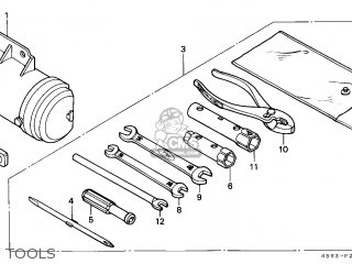 Honda CT110 1993 (P) GENERAL EXPORT / KPH parts lists and schematics