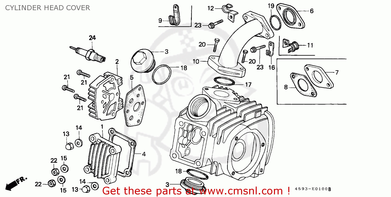 Honda CT110 HUNTER CUB 1986 (G) NEW ZEALAND / KPH MS CYLINDER HEAD ...