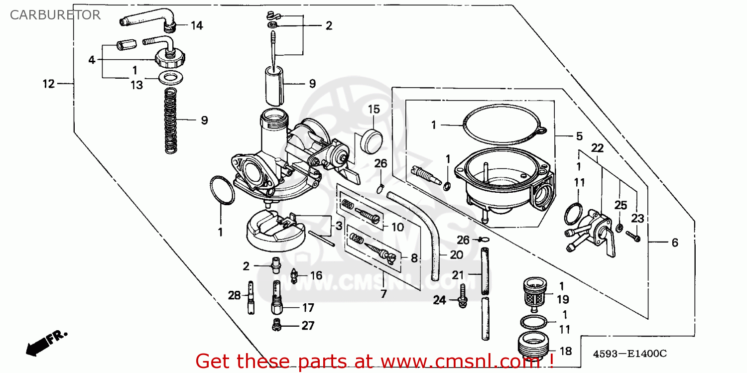 honda ct110 oem carburetor