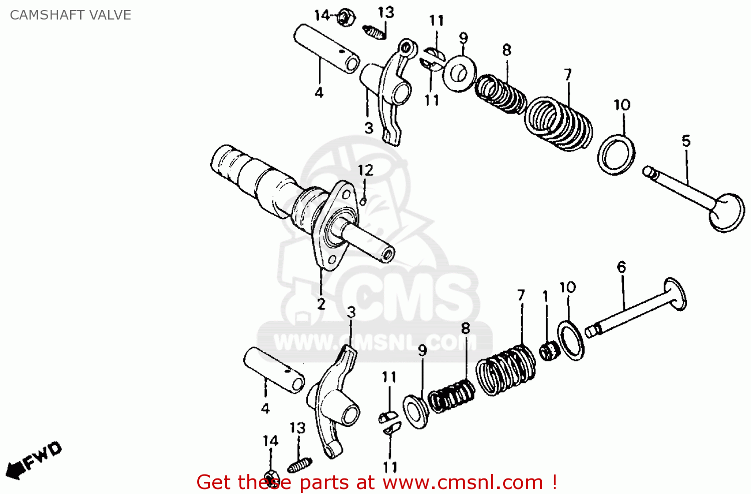 Honda CT110 TRAIL 1984 (E) USA parts lists and schematics
