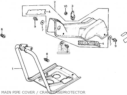 Honda CT110 TRAIL 1984 (E) USA parts lists and schematics