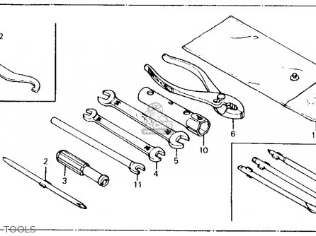 Honda CT110 TRAIL 1984 (E) USA parts lists and schematics