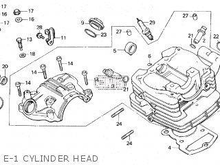 E-1 CYLINDER HEAD - CT200 1986 (G)