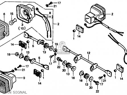 Honda CT70 1992 (N) USA CALIFORNIA parts lists and schematics