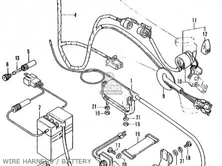 Honda CT70 TRAIL 70 1972 CT70K1 USA parts lists and schematics