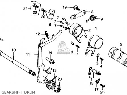 Honda CT70 TRAIL 70 1976 USA parts lists and schematics honda ct 70 k3 clutch assembly diagram 
