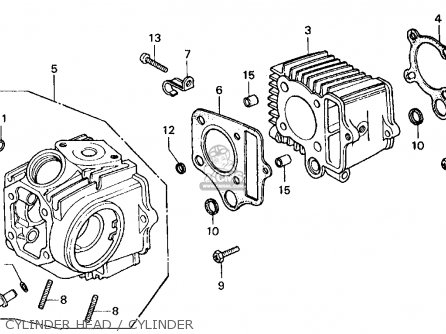 Honda CT70 TRAIL 70 1977 USA parts lists and schematics