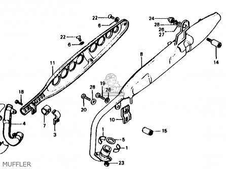 Honda Ct70 Trail 70 1977 Usa parts list partsmanual partsfiche dirt bike engine schematics 