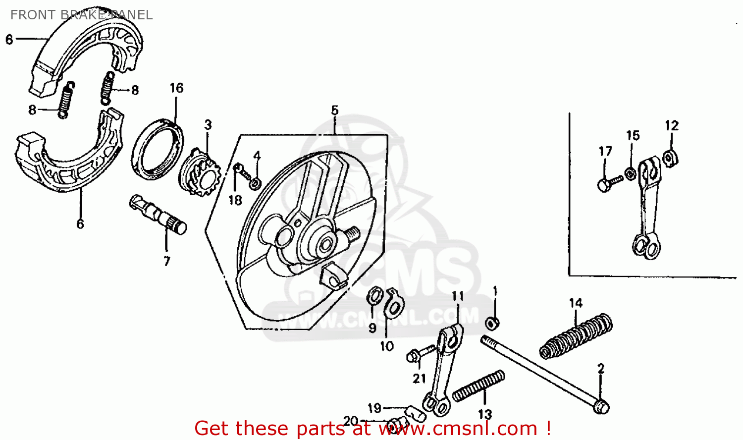 Honda CT70 TRAIL 70 1979 (Z) USA parts lists and schematics
