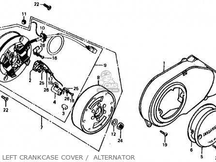Honda CT70 TRAIL 70 K4 1975 USA parts lists and schematics honda ct 70 k3 clutch assembly diagram 