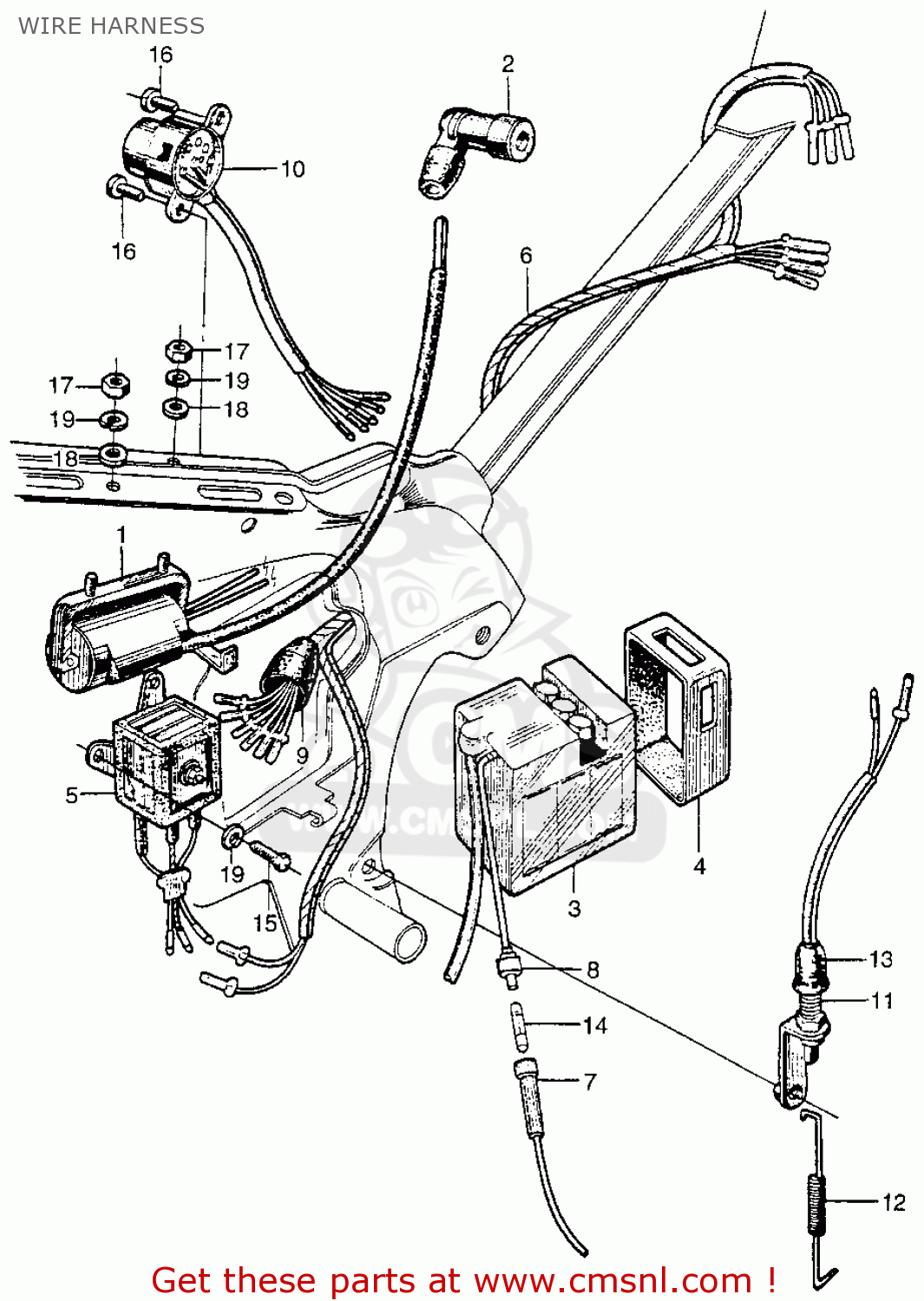 Custom Motorcycle Wiring Diagram from images.cmsnl.com