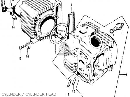 Honda Ct90 Trail 1970 K2 Usa parts list partsmanual partsfiche ct wire diagram 