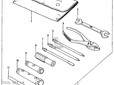 Honda CT90 TRAIL 1972 K4 USA parts lists and schematics