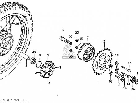 Honda CT90 TRAIL 1978 USA parts lists and schematics