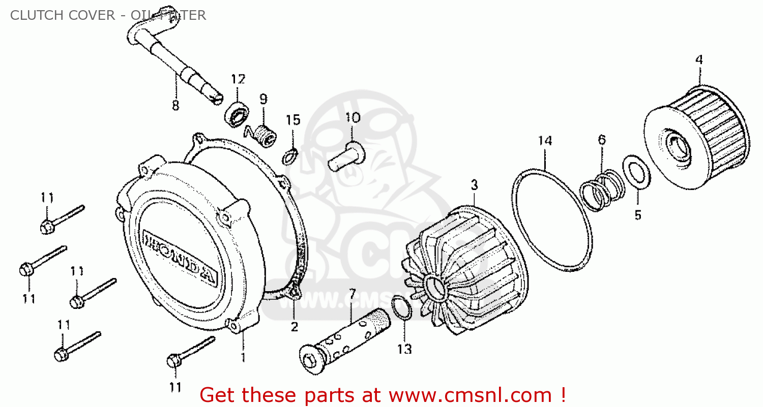 Cx500 oil deals filter