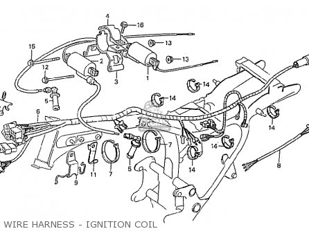 Honda CX500 1980 (A) GENERAL EXPORT / MPH parts lists and schematics