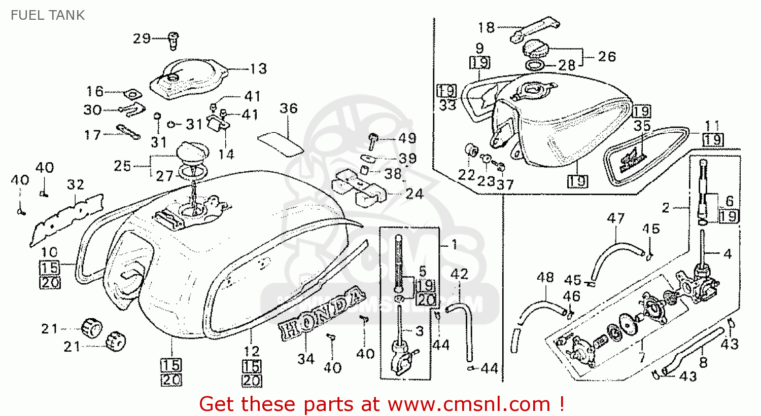 honda cx500 fuel tank