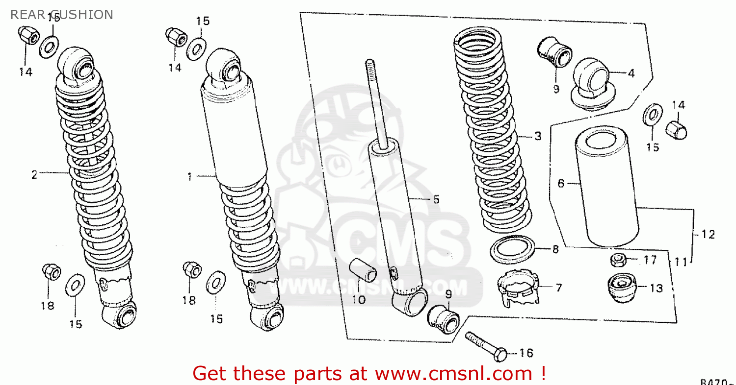 1981 honda cx500 parts