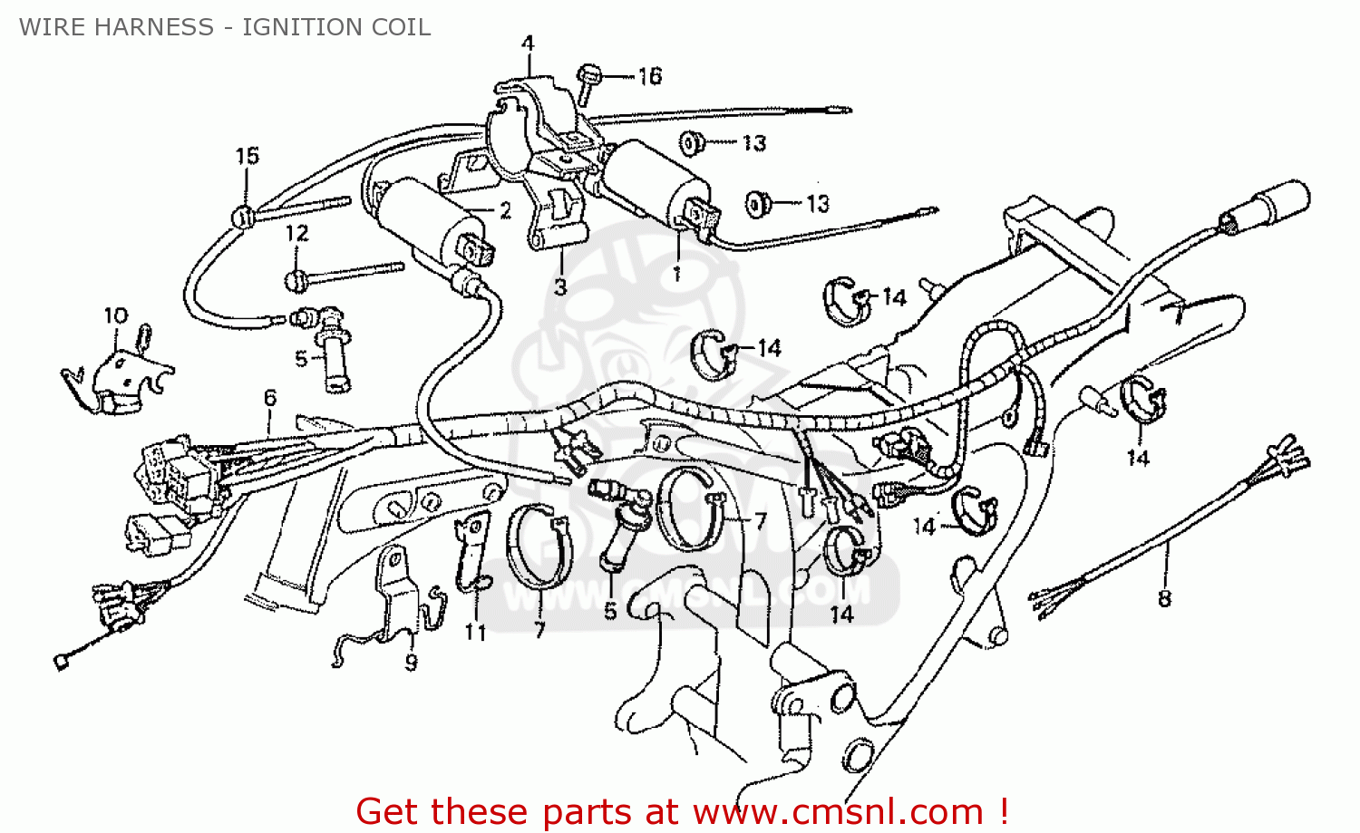 honda cx500 wiring harness